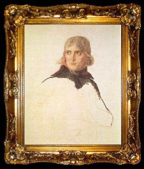 framed  Jacques-Louis  David General Bonaparte (mk05), ta009-2